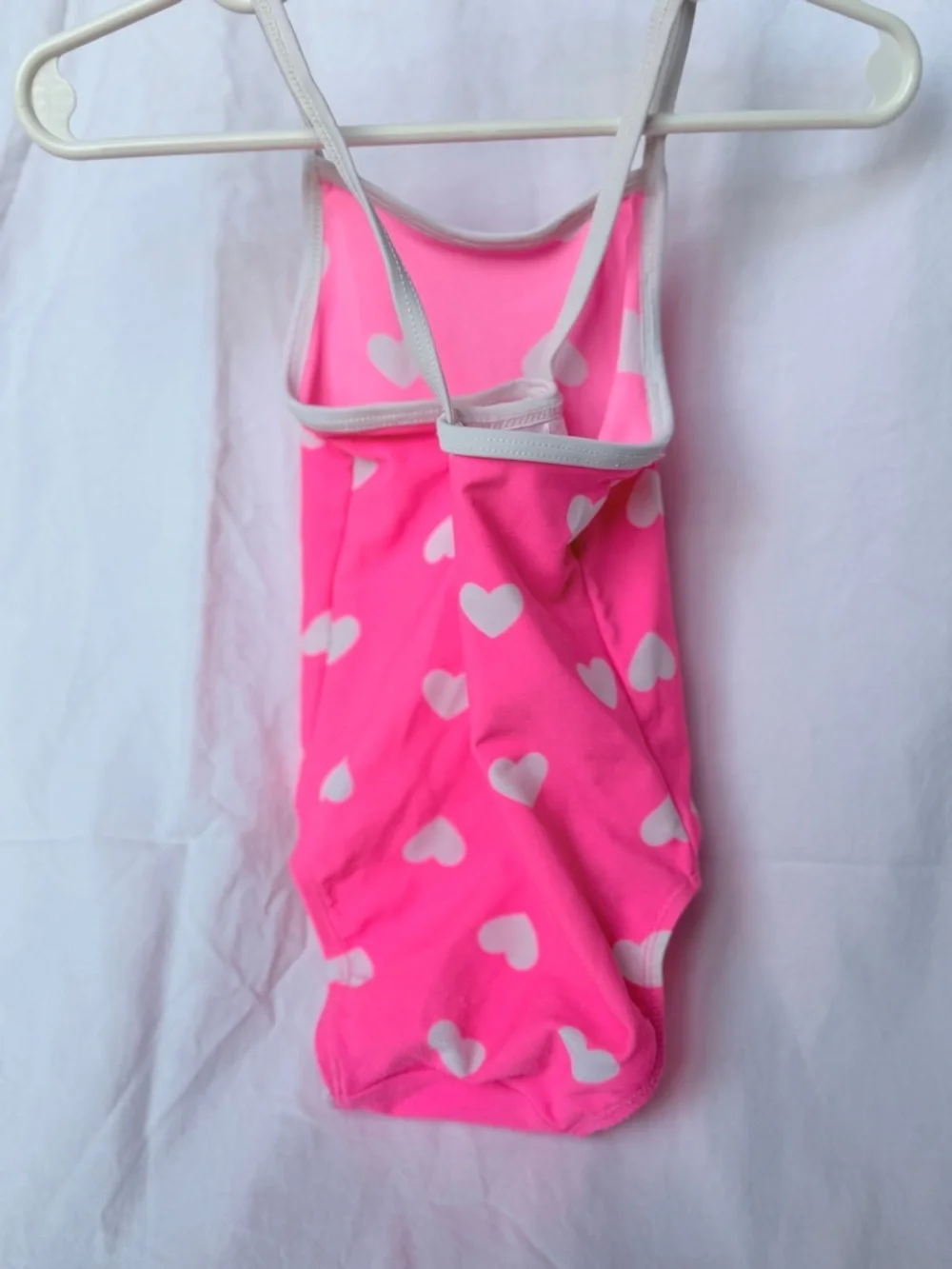 Old Navy Hot Pink Heart Print One-Piece